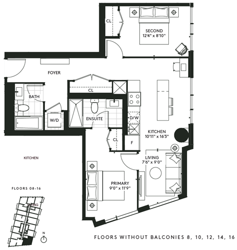 450 Front Street West Studio-3 Beds Apartment for Rent - Photo Gallery 38
